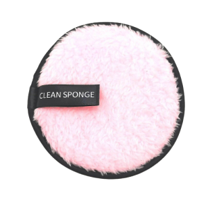 Pink Dual Facial Cleaning Sponge