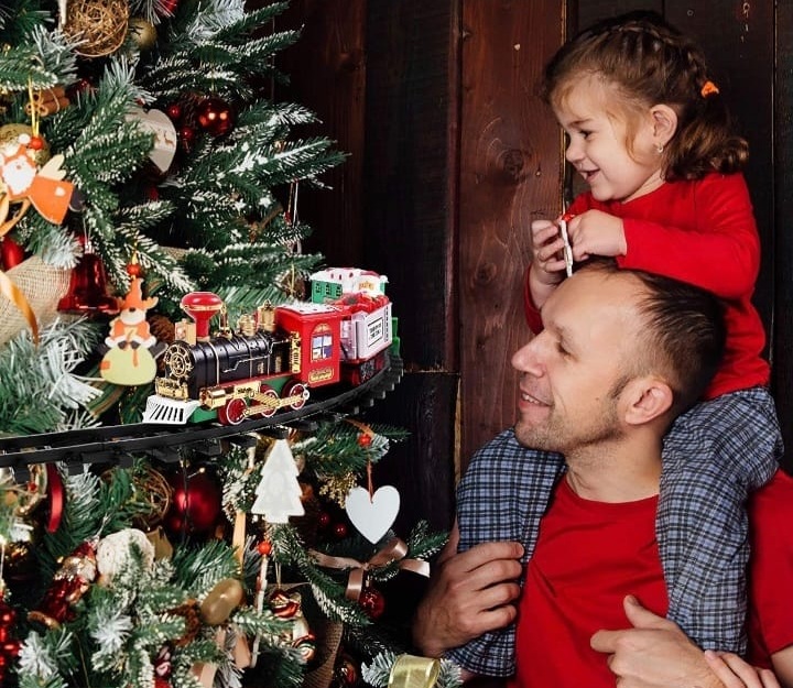 Christmas Track With Musical Train