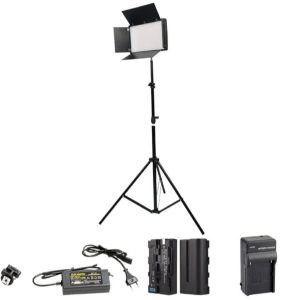 Photography Rechargeable Light With 2 Batteries