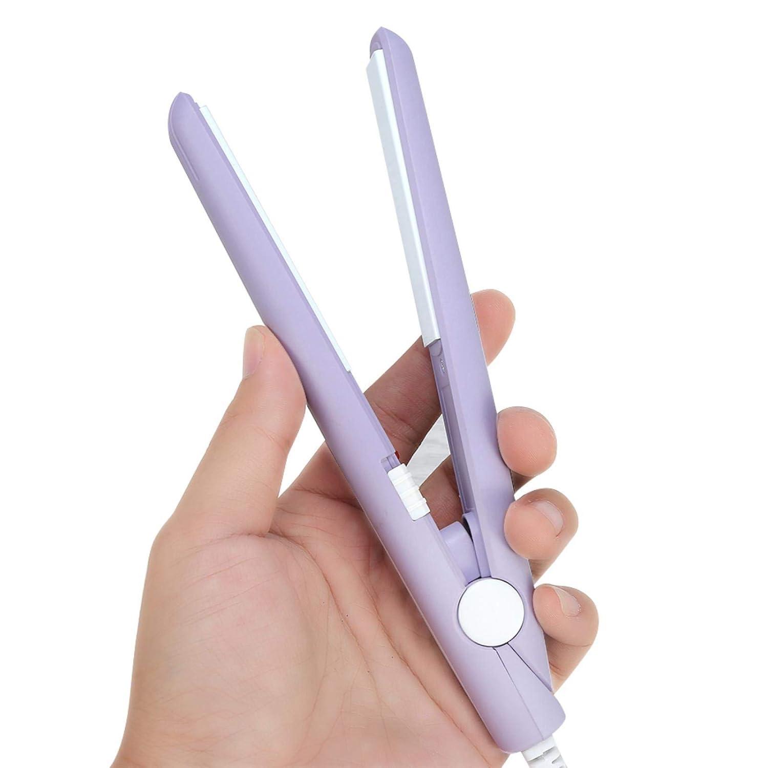 Purple CSA Mini Travel Hair Straightener