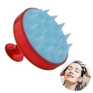 Red & Blue Silicone Scalp Shampoo Massager