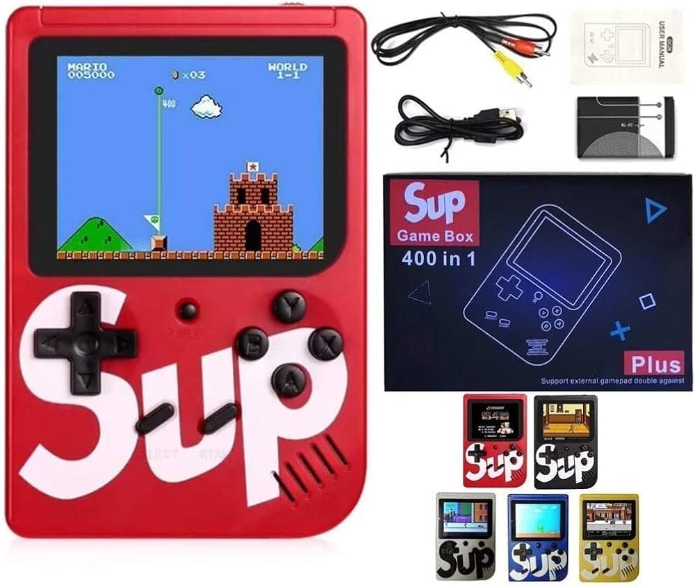 SUP 400-in-1 Rechargeable Mini Gameboy Console