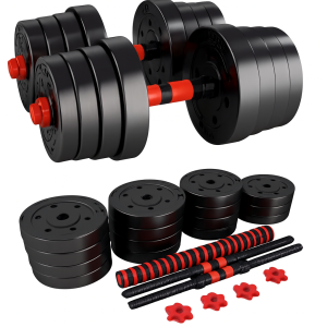 40KG Dumbbell and Barbell Weight Set