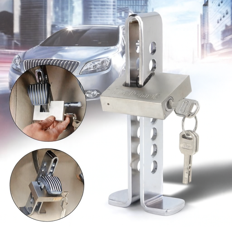 Car Security Pedal Lock Combo